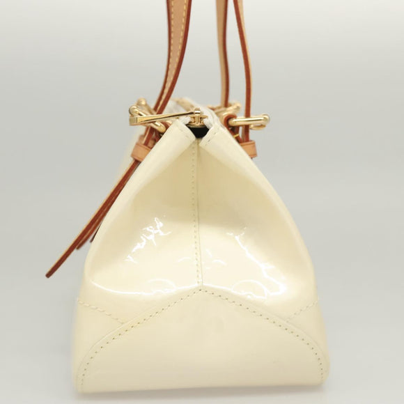 LOUIS VUITTON Monogram Vernis Rosewood Avenue Hand Bag Perle M93508 Auth 119811