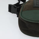 CHANEL COCO Mark Sports Line Shoulder Bag Canvas Brown CC Auth 119814-9