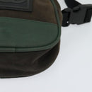 CHANEL COCO Mark Sports Line Shoulder Bag Canvas Brown CC Auth 119814-14