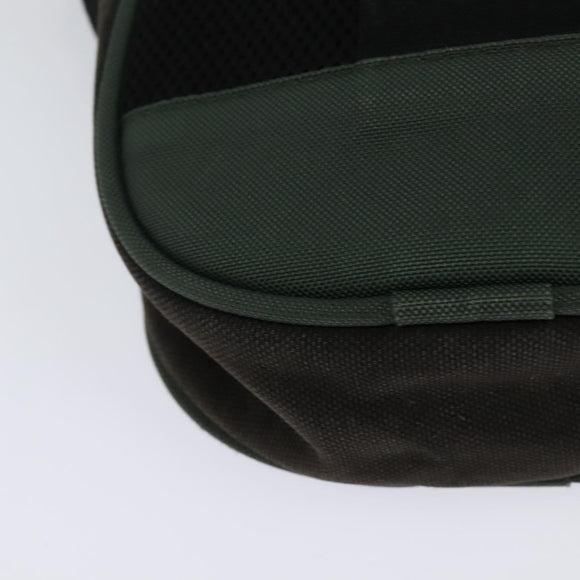 CHANEL COCO Mark Sports Line Shoulder Bag Canvas Brown CC Auth 119814