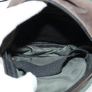 CHANEL COCO Mark Sports Line Shoulder Bag Canvas Brown CC Auth 119814-10