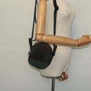 CHANEL COCO Mark Sports Line Shoulder Bag Canvas Brown CC Auth 119814-20