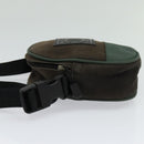 CHANEL COCO Mark Sports Line Shoulder Bag Canvas Brown CC Auth 119814-3