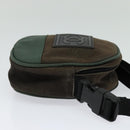 CHANEL COCO Mark Sports Line Shoulder Bag Canvas Brown CC Auth 119814-4