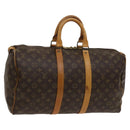 LOUIS VUITTON Monogram Keepall 45 Boston Bag M41428 LV Auth 119817-1