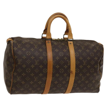 LOUIS VUITTON Monogram Keepall 45 Boston Bag M41428 LV Auth 119817