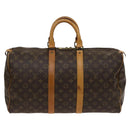 LOUIS VUITTON Monogram Keepall 45 Boston Bag M41428 LV Auth 119817-13