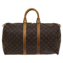 LOUIS VUITTON Monogram Keepall 45 Boston Bag M41428 LV Auth 119817-2