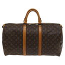 LOUIS VUITTON Monogram Keepall 50 Boston Bag M41426 LV Auth 119818-13