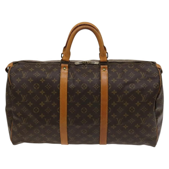 LOUIS VUITTON Monogram Keepall 50 Boston Bag M41426 LV Auth 119818