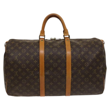 LOUIS VUITTON Monogram Keepall 50 Boston Bag M41426 LV Auth 119818 - 0