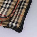 Burberrys Nova Check Garment Cover Canvas Beige Gold Auth 119821-15