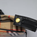 Burberrys Nova Check Garment Cover Canvas Beige Gold Auth 119821-9