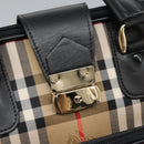 Burberrys Nova Check Garment Cover Canvas Beige Gold Auth 119821-19