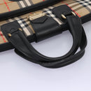 Burberrys Nova Check Garment Cover Canvas Beige Gold Auth 119821-7