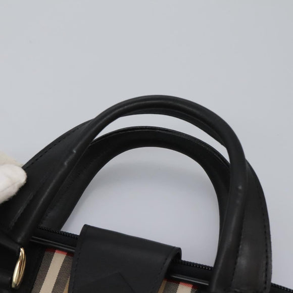 Burberrys Nova Check Garment Cover Canvas Beige Gold Auth 119821