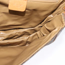 CELINE Macadam Canvas Shoulder Bag PVC Leather Brown Gold Auth 119835-20