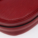 LOUIS VUITTON Epi Jeune Fille MM Shoulder Bag Red M52157 LV Auth 119841-16