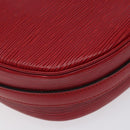 LOUIS VUITTON Epi Jeune Fille MM Shoulder Bag Red M52157 LV Auth 119841-18