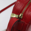 LOUIS VUITTON Epi Jeune Fille MM Shoulder Bag Red M52157 LV Auth 119841-8