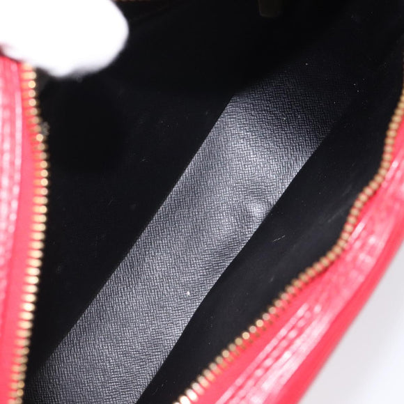 LOUIS VUITTON Epi Jeune Fille MM Shoulder Bag Red M52157 LV Auth 119841