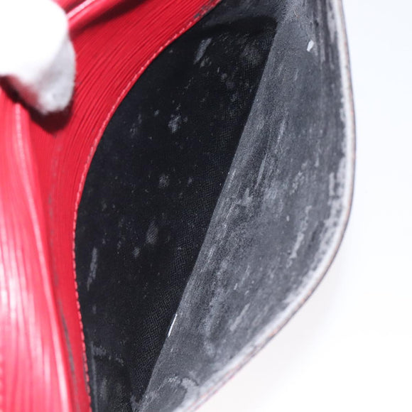 LOUIS VUITTON Epi Jeune Fille MM Shoulder Bag Red M52157 LV Auth 119841