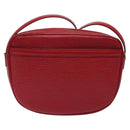 LOUIS VUITTON Epi Jeune Fille MM Shoulder Bag Red M52157 LV Auth 119841-2