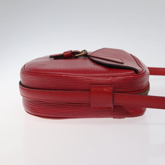 LOUIS VUITTON Epi Jeune Fille MM Shoulder Bag Red M52157 LV Auth 119841
