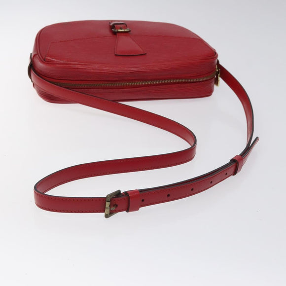 LOUIS VUITTON Epi Jeune Fille MM Shoulder Bag Red M52157 LV Auth 119841