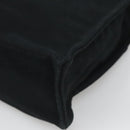 HERMES Fourre Tout MM Hand Bag Canvas Black Silver Auth 119846-15
