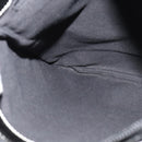 LOEWE Anagram Shoulder Bag Canvas Leather Gray Black Silver Auth 119873-19