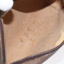 GUCCI GG Supreme Web Sherry Line Clutch Bag PVC Beige Gold 010 378 Auth 119887-10