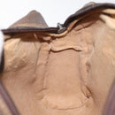 GUCCI GG Supreme Web Sherry Line Clutch Bag PVC Beige Gold 010 378 Auth 119887-11