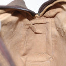 GUCCI GG Supreme Web Sherry Line Clutch Bag PVC Beige Gold 010 378 Auth 119887-17