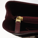 BURBERRY Nova Check Hand Bag Canvas Beige Gold Auth 119890-11