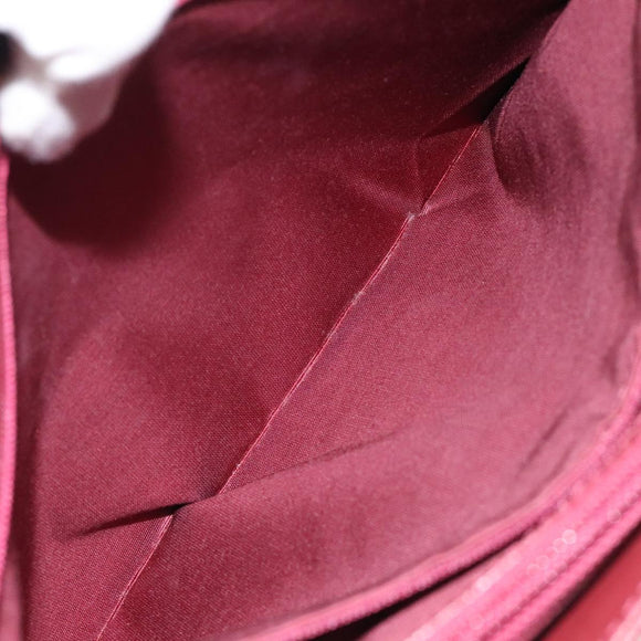 BURBERRY Nova Check Hand Bag Canvas Beige Gold Auth 119890