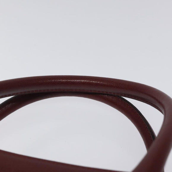 BURBERRY Nova Check Hand Bag Canvas Beige Gold Auth 119890