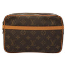 LOUIS VUITTON Monogram Compiegne 23 Clutch Bag M51847 LV Auth 119892-13