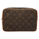 LOUIS VUITTON Monogram Compiegne 23 Clutch Bag M51847 LV Auth 119892-2