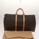 LOUIS VUITTON Monogram Keepall Bandouliere 60 Boston Bag M41412 LV Auth 119895V-12