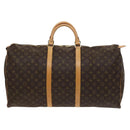 LOUIS VUITTON Monogram Keepall Bandouliere 60 Boston Bag M41412 LV Auth 119895V-13