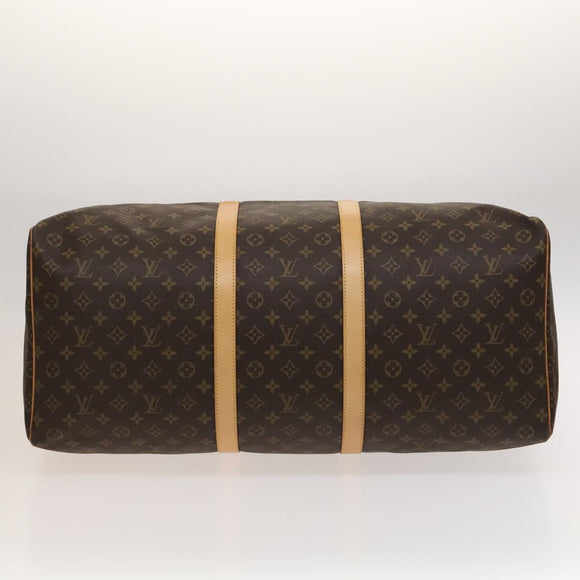 LOUIS VUITTON Monogram Keepall Bandouliere 60 Boston Bag M41412 LV Auth 119895V