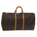 LOUIS VUITTON Monogram Keepall 60 Boston Bag M41422 LV Auth 119896-1
