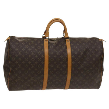 LOUIS VUITTON Monogram Keepall 60 Boston Bag M41422 LV Auth 119896