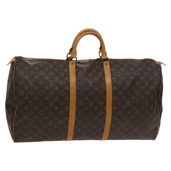 LOUIS VUITTON Monogram Keepall 60 Boston Bag M41422 LV Auth 119896