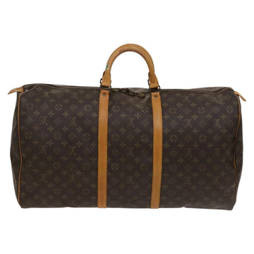 LOUIS VUITTON Monogram Keepall 60 Boston Bag M41422 LV Auth 119896 - 0