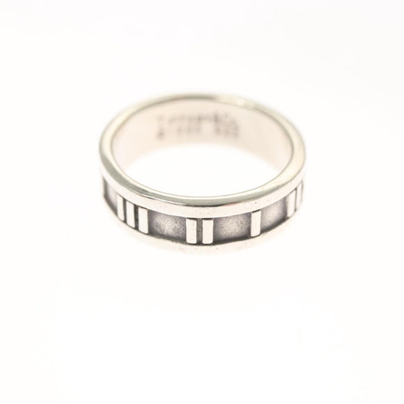 TIFFANY&Co. Atlas Ring Ag925 Silver Auth 119914