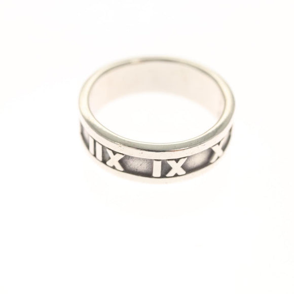 TIFFANY&Co. Atlas Ring Ag925 Silver Auth 119914