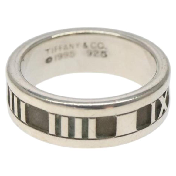 TIFFANY&Co. Atlas Ring Ag925 Silver Auth 119917