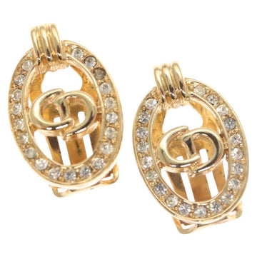 Christian Dior Earring metal Gold Auth 119932